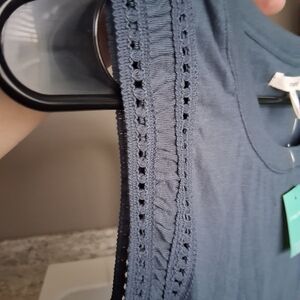 NWT Maurices Crochet Detail Tank Top